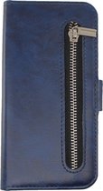 Rico Vitello Rits Wallet case Geschikt voor Samsung Galaxy A71 Blauw