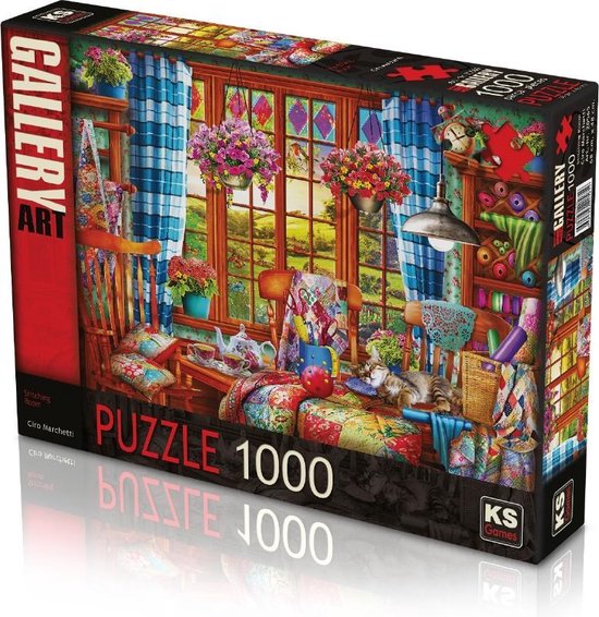 Puzzle 500 Pièces La Boîte à Couture Ravensburger - Puzzle - Achat