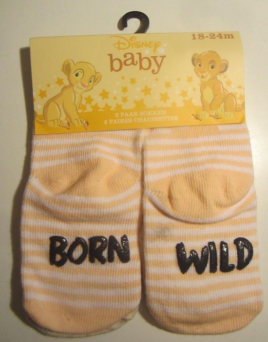 Chaussettes Disney Baby Lion King - Rose - Taille 18-24 mois | bol.com