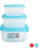 Set 3 Lunchboxen Tontarelli (1 - 1,5 - 2,5 L)