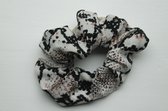 Scrunchie Snake print met zakje