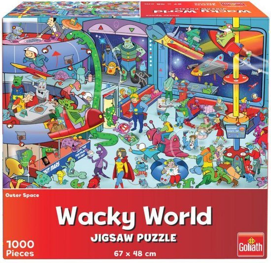 Goliath Wacky Puzzel Outerspace 1000 | bol.com