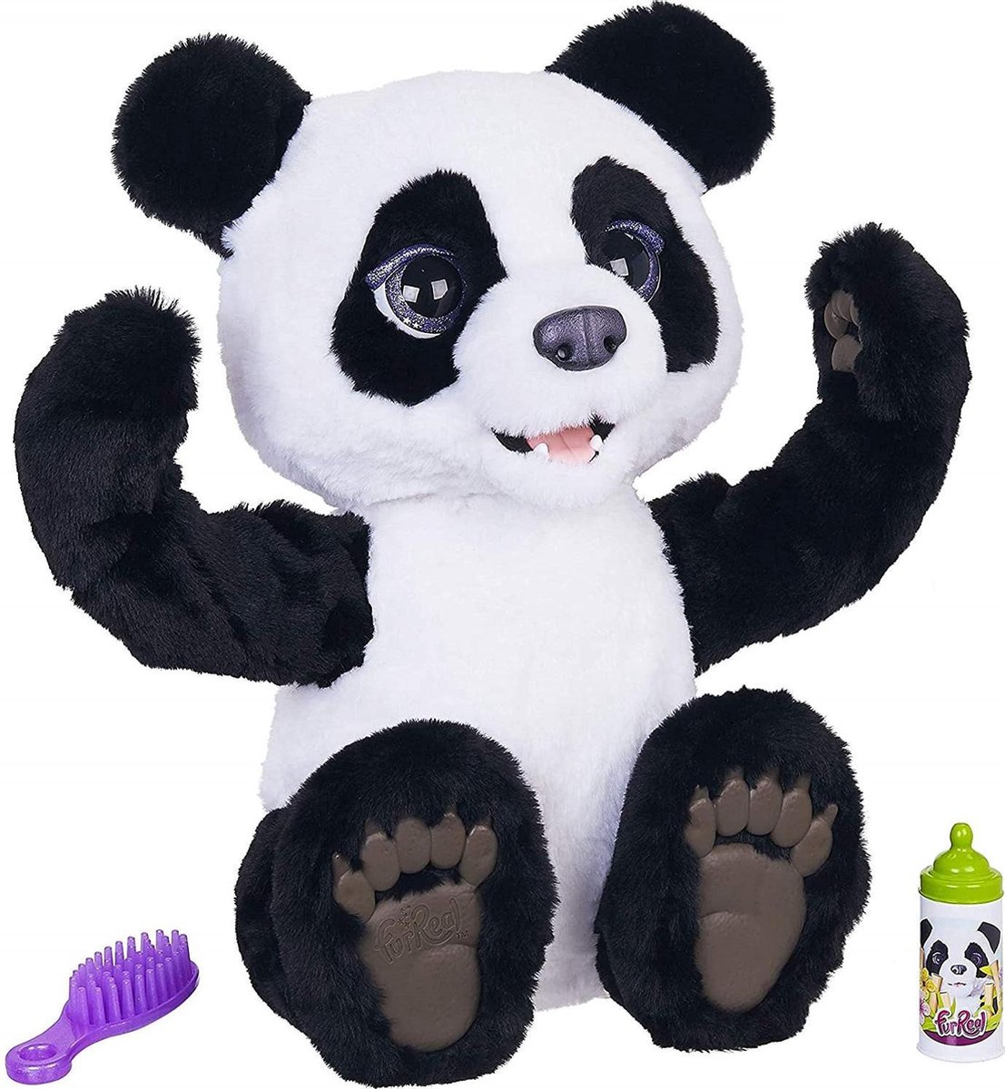 Trots harpoen theater FurReal Cubby Panda - Interactieve Knuffel - fisher price - Panda famly -  familie... | bol.com