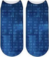 Wiskundige enkelsokken - Binair - Binaire sokken - Unisex - maat 36 - 41