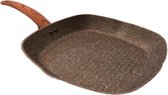 Flink Cookware Grillpan - 28 cm - Super Strong Non Stick - Ergonomische handgreep