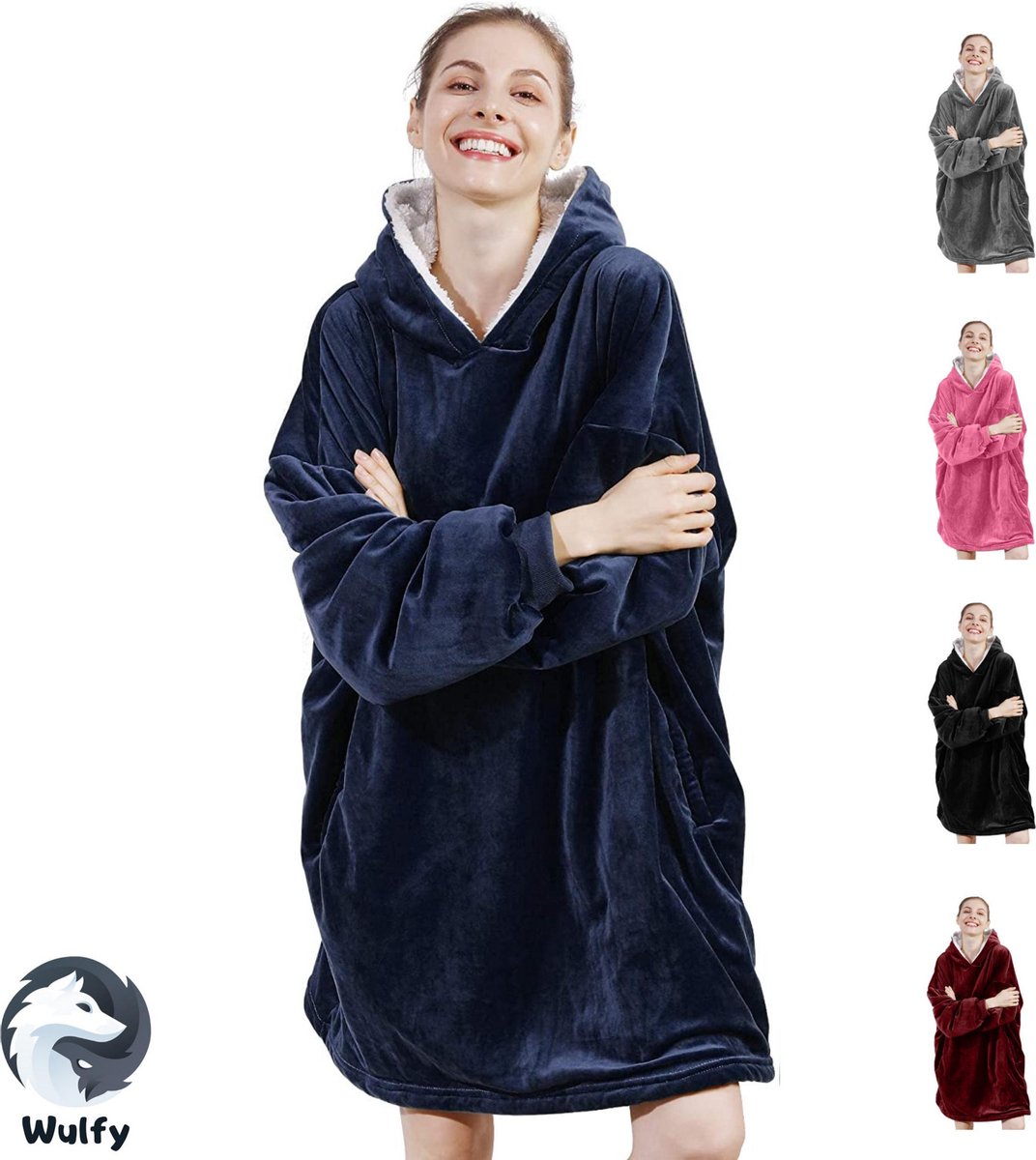 Hoodie Blanket van Hoge Kwaliteit Deken met Mouwen