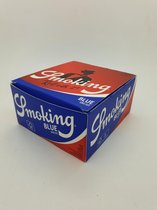 Lange vloei|vloeipapier|longpaper - Smoking - Blauw (50stuks)  Nieuwe verpakking!!!