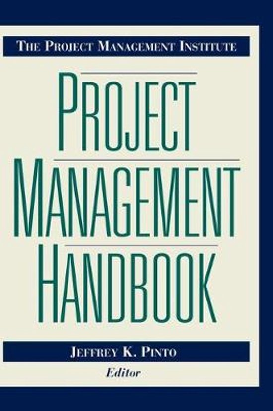 The Project Management Institute Project Management Handbook - cover