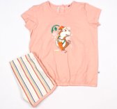 Woody pyjama meisjes - cavia - roze - 211-3-BST-S/232 - maat 62