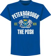 Peterborough Established T-shirt - Blauw - M
