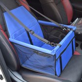ElegaPet Autostoel hond Blauw - Opvouwbaar honden zitje - Dieren zitje – Puppyzitje – Auto Bench hond – Luxe autozitje - Hondenmand - Veiligheidsband – Veilig onderweg - Schone auto