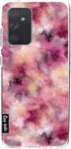 Casetastic Samsung Galaxy A52 (2021) 5G / Galaxy A52 (2021) 4G Hoesje - Softcover Hoesje met Design - Smokey Pink Marble Print