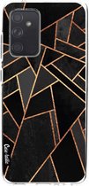 Casetastic Samsung Galaxy A52 (2021) 5G / Galaxy A52 (2021) 4G Hoesje - Softcover Hoesje met Design - Black Night Print