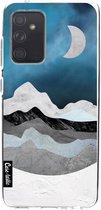 Casetastic Samsung Galaxy A52 (2021) 5G / Galaxy A52 (2021) 4G Hoesje - Softcover Hoesje met Design - Mountain Night Print