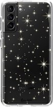 Casetastic Samsung Galaxy S21 Plus 4G/5G Hoesje - Softcover Hoesje met Design - Stars Print