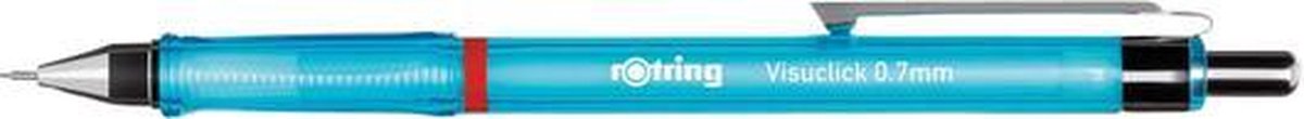 rOtring Visuclick-vulpotlood | 0,7 mm | 2B-stift | Felblauwe behuizing | 1 stuk