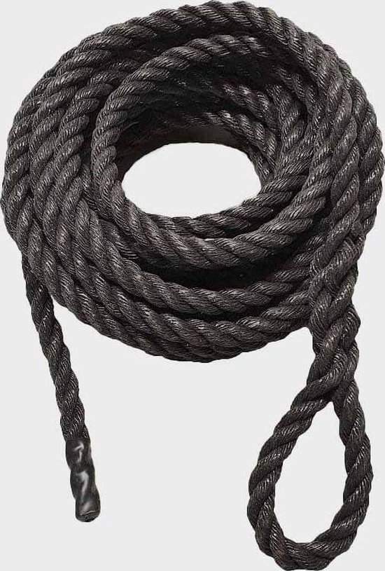 Beter keten langzaam Lang touw 30mtr, 3cm dik, met montage lus en sleeve | bol.com