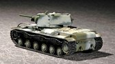 The 1:72 Model Kit of a Russian KV-1 1941 Small Turret.

Plastic Kit 
Glue not included
Dimension 97 * 39 mm
86 Plastic parts
The manufacturer of the kit is Trumpeter.This ki