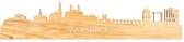 Skyline Maastricht Eikenhout  - 100 cm - Woondecoratie design - Wanddecoratie