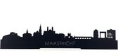 Standing Skyline Maastricht Zwart hout  - 40 cm - Woondecoratie design - Decoratie om neer te zetten