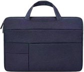 Remoid laptoptas voor laptops tot 14". Met handige opberg vakken. Draag Riem Waterafstotend. blauw.
