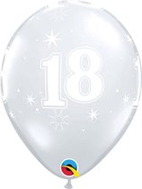 Qualatex - Ballonnen opdruk 18 clear (25 stuks)