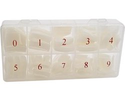 Tips kort opzetstuk - 500 in sorteerdoos - plaktips - nagelverlenging