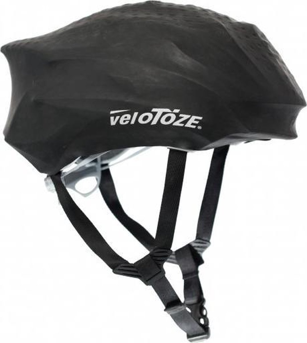 Velotoze Helmhoes Waterdicht Latex Zwart One-size