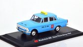 Moskvitch 408 Saint Petersburg 1964 Taxi (Blauw) (15cm) 1/43 Atlas - Modelauto - Schaalmodel - Modelauto - Miniatuurauto - Miniatuur autos