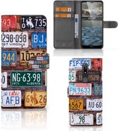 Wallet Book Case Nokia 2.4 GSM Hoesje Kentekenplaten