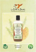 Le Erbe di Janas - natuurlijke shampoo , biologisch - met cactusvijg, rozemarijn, Helichrysum en heermoes - voor veelvoudig gebruik - versterkend voor alle haartypes - 150ml