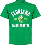 Floriana Established T-shirt - Groen - XS
