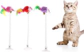 Katten Speelgoed- Speelgoed muis- Muis- Met belletje- Verschillende kleuren- Katten speeltjes