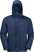 Jack Wolfskin Three Peaks Outdoorjas Heren - Dark Indigo - Maat M