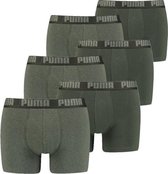 Puma Basic Boxershort 6-Pack Green Melange - Puma Boxershort Heren - Onderbroek Heren - Multipack - Maat XXL