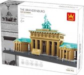 WanGe Architecture Brandenburg Gate - 1552 onderdelen - Compatibel met grote merken - Bouwdoos