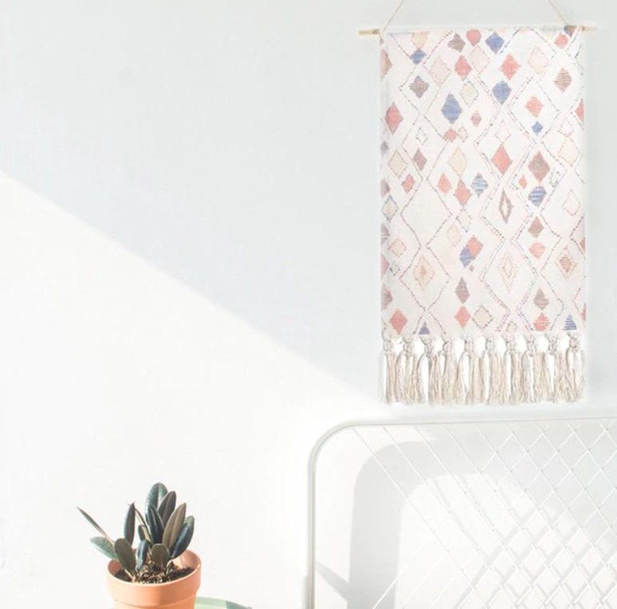 Handgemaakt Macramé Wandkleed | 50cm bij 90cm | Hoogwaardige kwaliteit