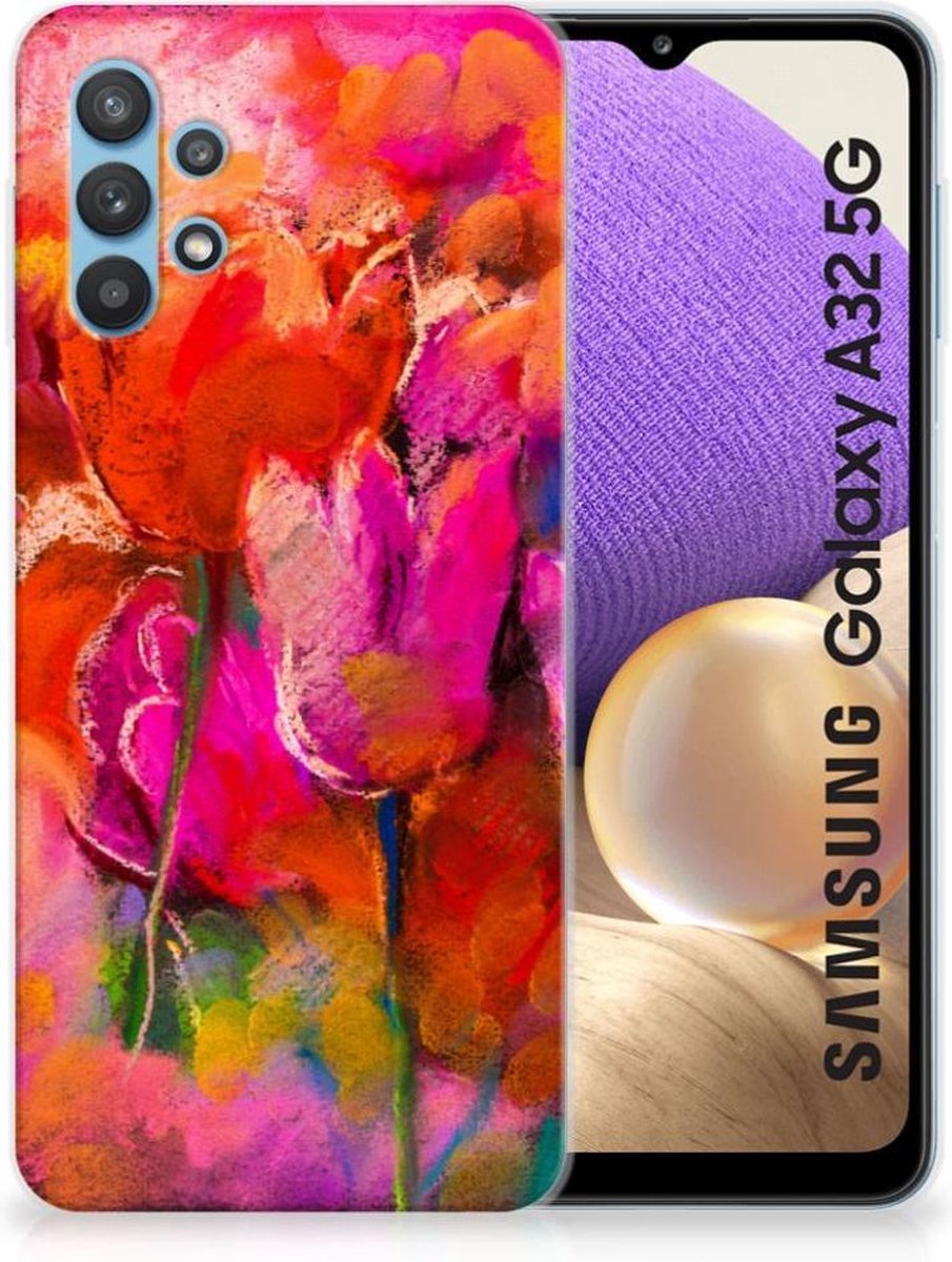 Hoesje maken Samsung Galaxy A32 5G Tulips