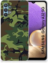 GSM Hoesje Samsung Galaxy A32 5G Smartphonehoesje Camouflage