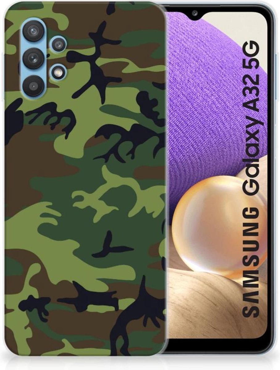 Samsung Galaxy A32 5G TPU bumper Army Dark