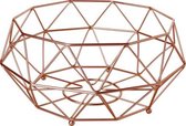 Kitchen & Deco Fruitmand - Verkoperd Metaal - Ø32 x (H)15cm