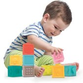 Blokken Set - LUDI Baby - Zachte Babyblokken met Ribbel Textuur