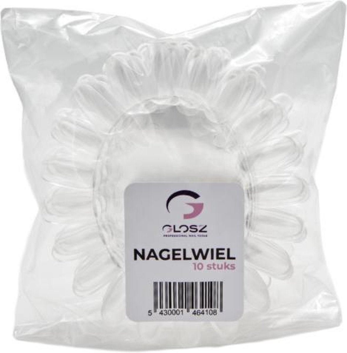 Glosz - nagelwiel - transparante nagel display - voordeelverpakking: 10 stuks