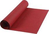 Faux Leather Papier, B: 50 cm, unikleurig, 350 gr, rood, 1 m/ 1 rol