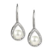 PROUD PEARLS® Oorbellen met parels en zirkonia