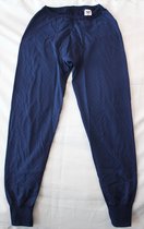 Wenaas - Pantalon thermique - Legging - Sous-vêtements d'hiver fonctionnels - Caleçon Long-john - polycoton 210gr / m2 - 39500 Bleu marine S