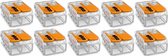 WAGO - Set de pinces à souder 10 pièces - 2 pôles avec pinces - Oranje