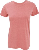 Russell Dames Slim Fit Langer Lengte Korte Mouwen T-Shirt (Koraalmergel)