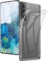 DrPhone Samsung Galaxy S21+(plus) TPU Hoesje - Ultra Dun Premium Soft-Gel Case – Transparant