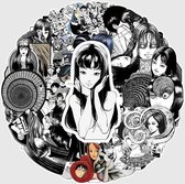 56 Stks/set Fujiang Tomie Anime Thriller Horror Pvc Waterdichte Stickers